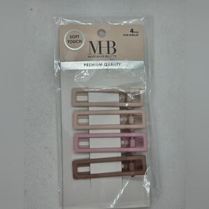 Almar Package Of 4 Hair Clips - MHB Soft Touch